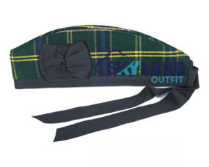 US Army Tartan Glengarry Hat Military Scottish Cap