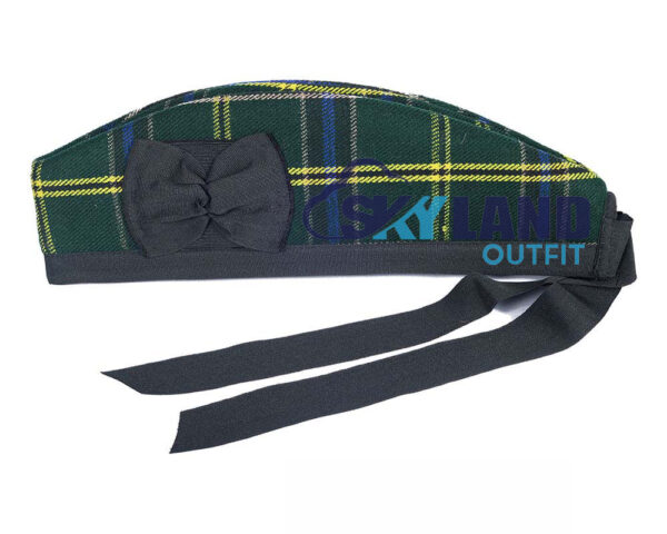 US Army Tartan Glengarry Hat Military Scottish Cap