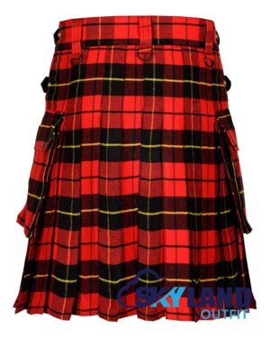 Wallace Tartan Kilt Modern Utility Kilts - Image 4