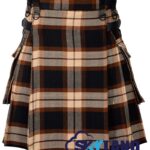 Rose Ancient Tartan Modern Utility Scottish Kilt for Highland Dress