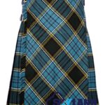 Anderson Tartan Traditional 8-Yard Scottish Kilt with Bias Cut