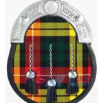 Buchanan Tartan Dress Sporran | Scottish Full Dress Leather