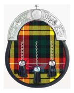 Buchanan Tartan Dress Sporran | Scottish Full Dress Leather