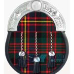 Cameron Tartan Dress Sporran | Scottish Full Dress Leather