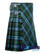 Campbell Ancient Tartan Traditional 8-Yard Kilt with Bias Cut - Image 2