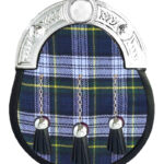 Dress Gordon Tartan Sporran | Scottish Full Dress Leather