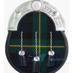 Gordon Tartan Dress Sporran | Scottish Full Dress Leather