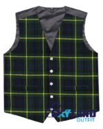 Gordon Tartan Waistcoat 5 button Argyle vest made to order for Highland wear