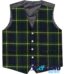 Gordon Tartan Waistcoat 5 button Argyle vest made to order for Highland wear
