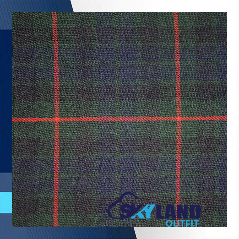 Gunn-Tartan.jpg Gunn Tartan Homespun Fabric for Sale | Scottish Wool by Yard - Image 1