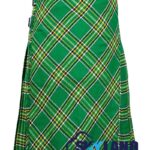 Irish Heritage Tartan Traditional 8-Yard Kilt with Bias Cut