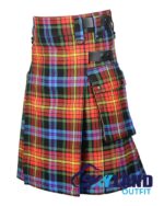 LGBTQ Pride Tartan Kilt – Modern Utility Scottish Kilts - Image 3