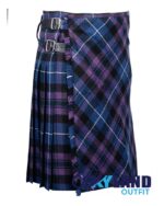 Pride of Scotland Tartan Traditional 8-Yard Kilt with Bias Cut - Image 2