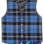 Ramsey Blue Hunting tartan Argyle waistcoat made to order for Highland wear and kilts