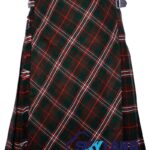 Scott Hunting Tartan Traditional 8-Yard Kilt with Bias Cut
