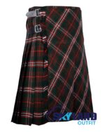 Scott Hunting Tartan Traditional 8-Yard Kilt with Bias Cut - Image 2