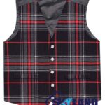 Spirit of Bruce tartan Argyle waistcoat made to order for Highland wear and kilts
