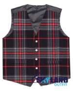 Spirit of Bruce tartan Argyle waistcoat made to order for Highland wear and kilts