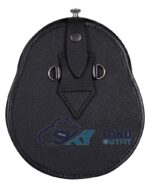 Black Stewart Tartan Sporran Scottish Full Dress Leather Sporran - Image 2