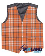 Tennessee tartan 5-button Argyle waistcoat made to order for Highland wear and kilts