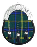 US Army Tartan Dress Sporran | Military Full Dress Leather