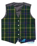 US Army tartan 5-button Argyle waistcoat made to order for Highland wear and kilts