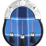 US Navy Tartan Dress Sporran | Military Full Dress Leather