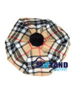 Campbell Thompson Tartan Tam o' Shanter Scottish Flat Bonnet - Image 3