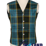 Anderson tartan 5-button Argyle waistcoat made to order for Highland wear and kilts