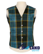 Anderson tartan 5-button Argyle waistcoat made to order for Highland wear and kilts