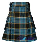 Anderson Tartan Modern Utility Scottish Kilt for Highland Dress