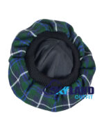 Blue Douglas Tartan Tam o' Shanter Traditional Scottish Bonnet - Image 5