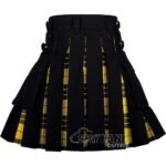 MacLeod of Lewis Tartan Hybrid Utility Kilt | Black Cotton - Image 4