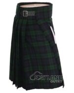 Black Watch Tartan 5-Yard Kilt | Lightweight Casual Traditional Kilts - Image 2