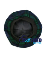 Black Watch Tartan Tam o' Shanter Traditional Scottish Bonnet Hat - Image 5