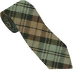 Black Watch Weathered Tartan NeckTie Scottish Clan Tie for Highland Dress