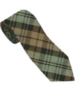 Black Watch Weathered Tartan NeckTie Scottish Clan Tie for Highland Dress