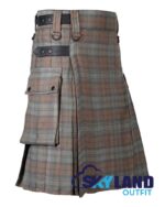 Black Watch Weathered Tartan Kilt – Modern Utility Kilts - Image 2