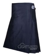 black-wool-scottish-8-yard-kilt