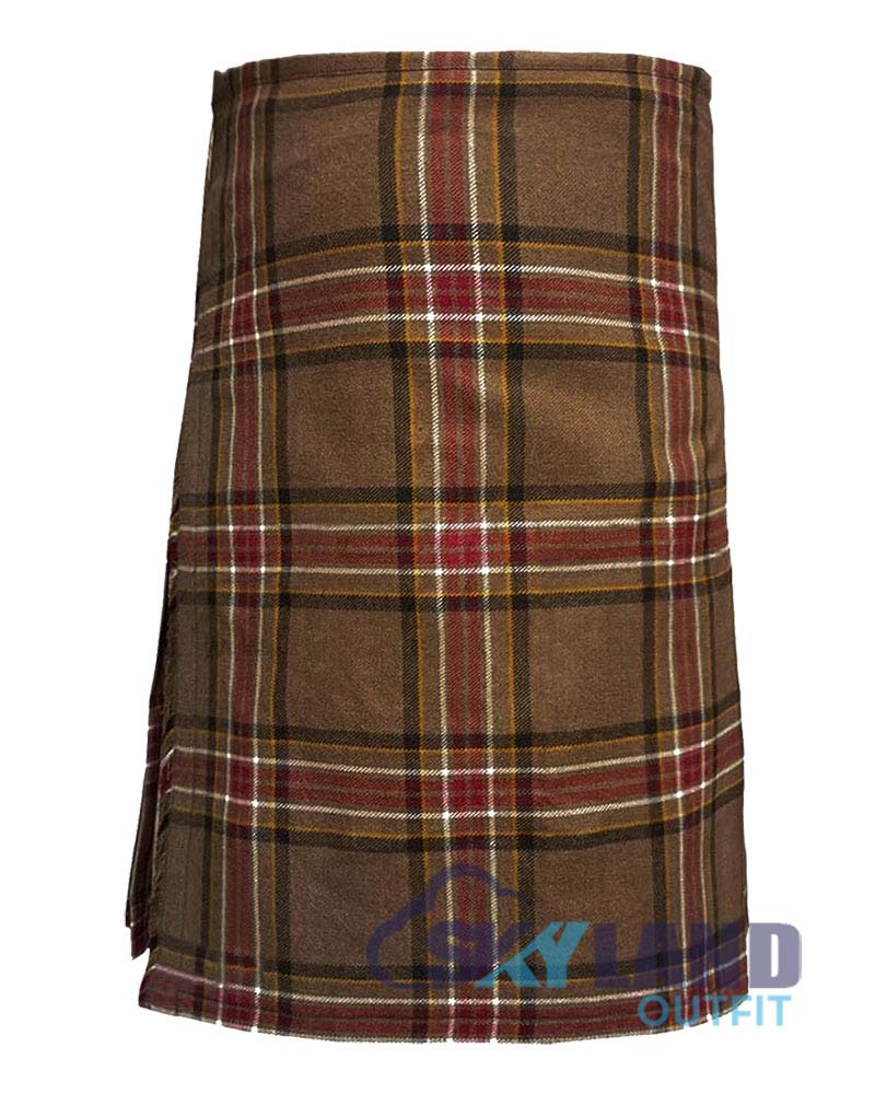 bonnie-banks-tartan-kilt-front_1.jpg Bonnie Banks Tartan 8 Yard Kilt - Scottish Highlander Kilts - Image 1