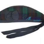 Brown Watch Tartan Glengarry Hat Traditional Scottish Cap