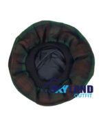 Brown Watch Tartan Tam o' Shanter Scottish Flat Bonnet Hat - Image 4
