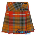 Buchanan Ancient Tartan Mini Kilt Girls Modern Kilt Skirt for Highland Dress