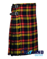 Buchanan Tartan 8 Yard Kilt - Traditional Scottish Kilts for Men - Image 2