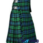 Campbell Ancient Tartan 8-Yard Kilt with Detachable Pockets