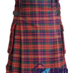 Cameron of Erracht Modern Tartan Utility Scottish Kilt for Highland Dress