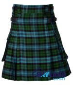 Campbell Ancient Tartan Modern Utility Scottish Kilt for Highland Dress