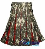 Digital Camo & Royal Stewart Tartan Hybrid Utility Kilt - Image 4