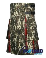 Digital Camo & Royal Stewart Tartan Hybrid Utility Kilt - Image 3