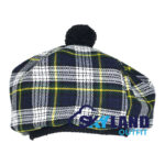 Dress Gordon Tartan Tam o Shanter Scottish Flat Bonnet Hat for Highland Dress